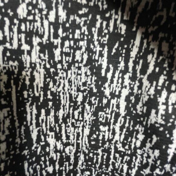 Alice Hope Womans Asymmetrical‎ Zip Blazer Jacket Size Small Black White Pockets - Picture 10 of 13